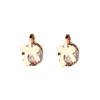 Korean Style Simple Zircon Stud Earrings For Women Elegant Ladies Stainless Steel Earring Jewelry Female Party Accessories Gift