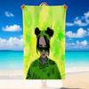 Quick Dry Beach Towel Billie Eilish Pattern, Lightweight Absorbent Towel for Pool Beach Vacation Use