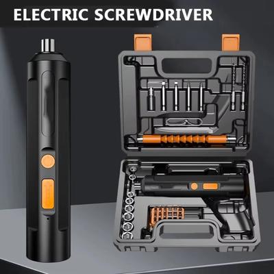 Tragbares 4,2V Elektrowerkzeug-Set Leicht Wiederaufladbare Lithium-Batterie Bohrer Multifunktionales Kabelloses Design Mini-Elektrobohrer