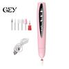Electric Nail File 2-In-1 Drill with 5 Bits, 5-Speed Cordless Manicure Accessories UV LED Lamp, USB Rechargeable Tool for Women Portable Polisher