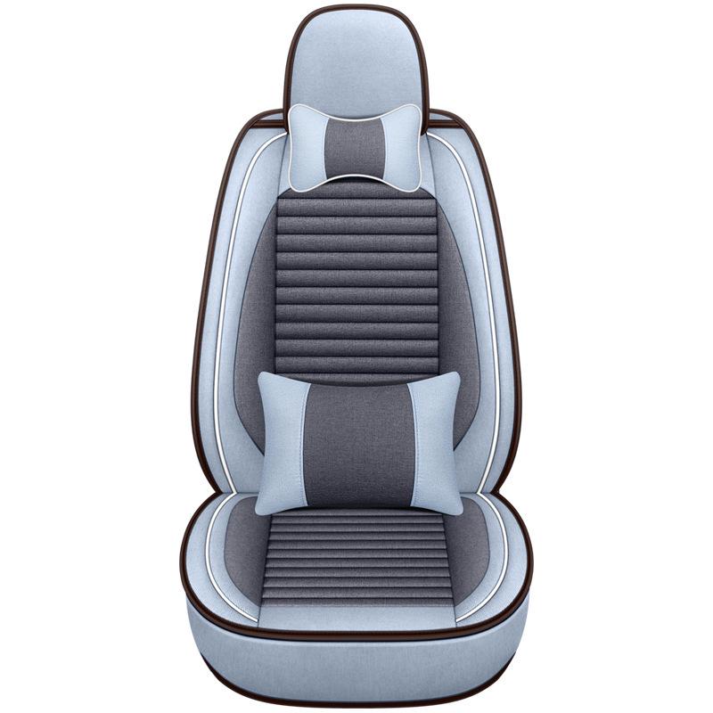 Citroen Car Seat Cushion - Versailles, C5, Elysee, Fukang, C4, Sega, C3-XR - Linen Seat Cover