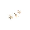 14K Gold-Plated Ocean Series Starfish Charm for DIY Jewelry - Bracelet, Necklace, Earrings, Pendant