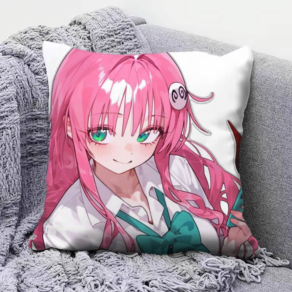 To LOVE RU lala Momo Yami Pillow Covers Home Sofa Cushion Covers and Aecorative Custom