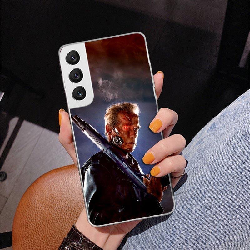 Arnold Schwarzenegger Terminator Phone Case For Samsung Galaxy S24 S25 Edge S26 Ultra S23 S22 S21 Plus S20 FE + Personalized Pri