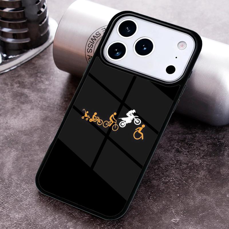 Moto Cross Motorcycle Sport Phone Case for iPhone 17 16 15 Pro Max Air 14 13 12 11 Plus Shockproof Capa Cover