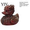 Unique Trendy Collectible Halloween Horror Duck Figurine, Devil Animal Resin Statue, Dryad Demon Gothic Desktop Decor for Shelf Desk Car Tabletop