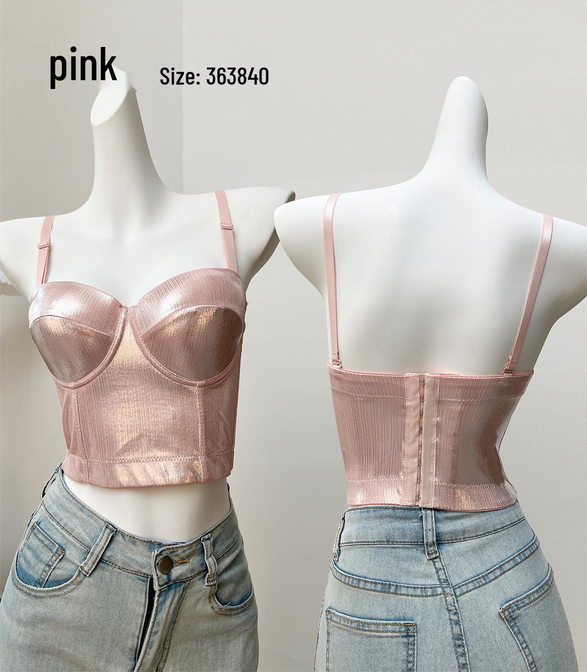 Women s Smooth Shaping Seamless Camisole Vest 38 розовый