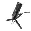 Audio Technica ATR2500X Cardioid Condenser USB Microphone Includes Desk Stand and 2 Cables USB-C To USB-C and USB-C To USB-A Black