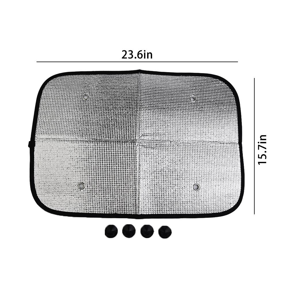 40*60cm Van Sunroof Sun Shade Motorhome Roof RV Vent Insulator UV Aluminum Film Block Reflective Sunshade Car Accessories