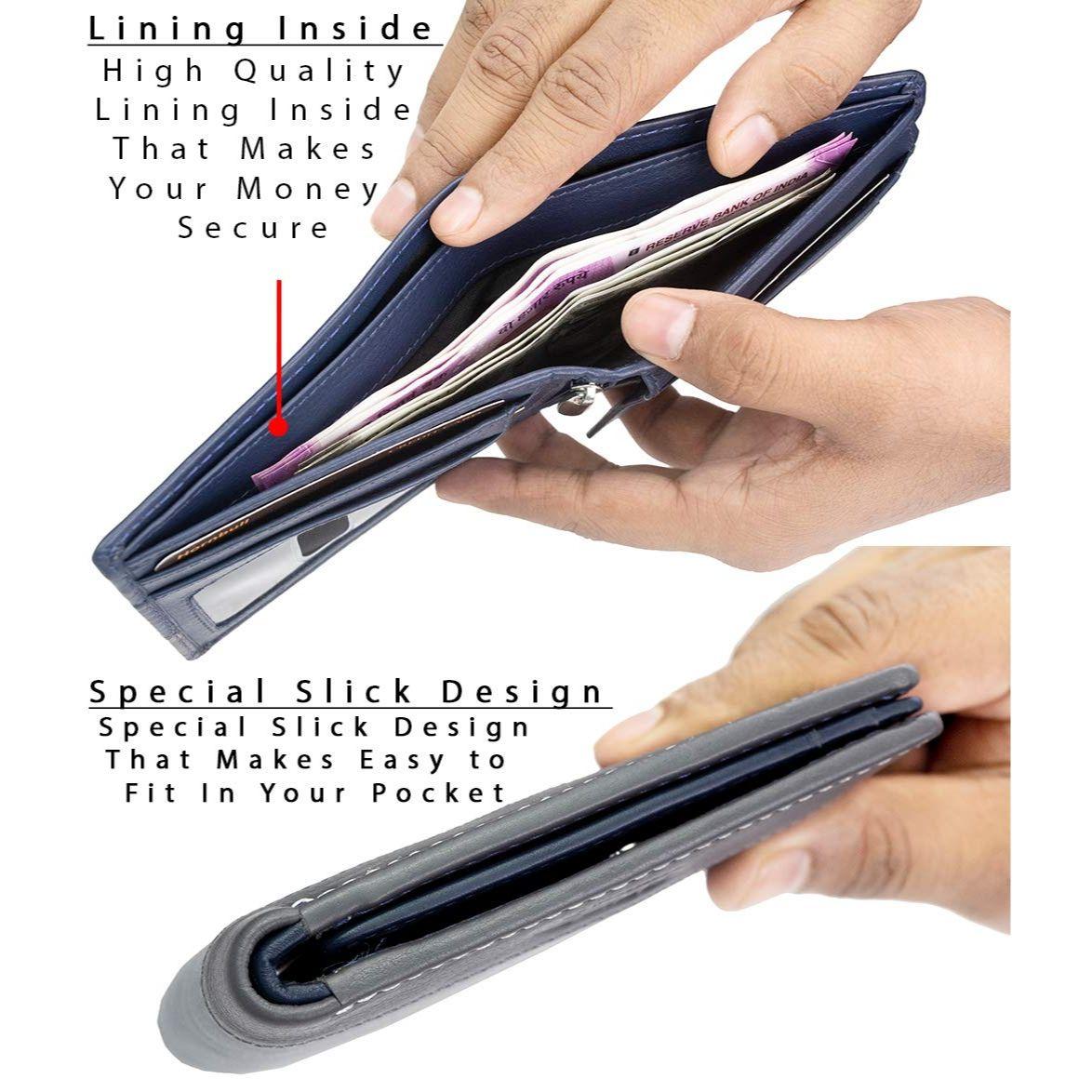 Мужской кожаный кошелек Navy Buttler — фото 4