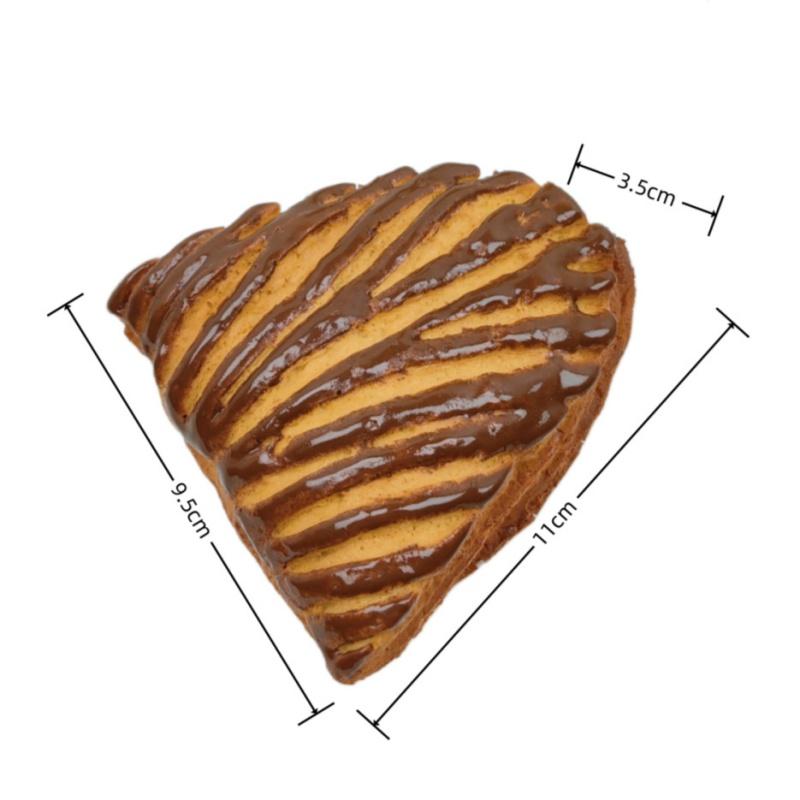 Fake Croissant Bread Apple Pie PU Bread Simulation Toaster Cake Model Cake Store Window Display Samples Ornaments Home Decor