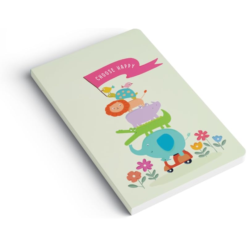 FACTOR NOTES A5 Notebook: Ruled | 90 GSM | 160 Pages(Choose Happy)