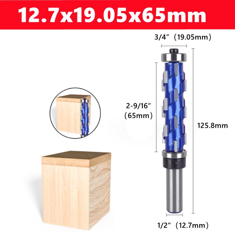 1pcs 12mm  Router Bit Flush Trim Double Bearing Solid Carbide Spiral Shank for Wood