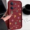 Custodia per Telefono per Redmi 15C 5G 15C 4G /Redmi 15 5G 2025 Custodia Stelle alla Moda Cuore d'Amore Silicone Morbido Antiurto Cover Protettiva