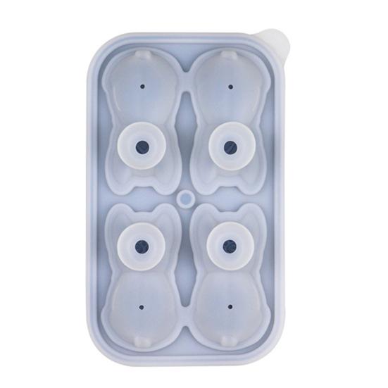 Ice Cube Grid 3D Pet Dog Shape Food-grade Silicone Ice Mold Dishwasher Safe Slow Melting Cocktail Ice Mold