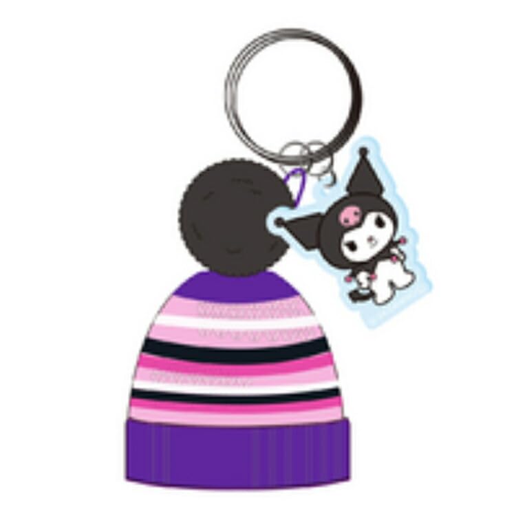Sanrio Zowie Kuromi Miniature Knit Charm Knit Hat 640328 KUROMI