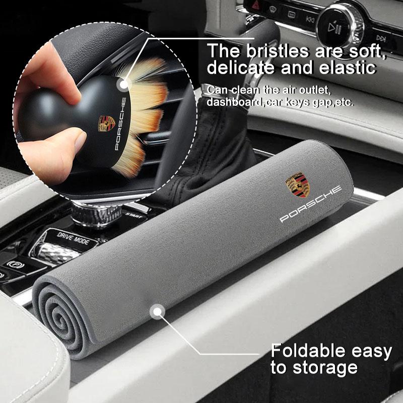 Speciální čisticí utěrky na auto Čisticí měkký kartáč Nástroje na auto Pro Porsche Boxster Cayenne Panamera Macan Cayman 911 918 996 917 991
