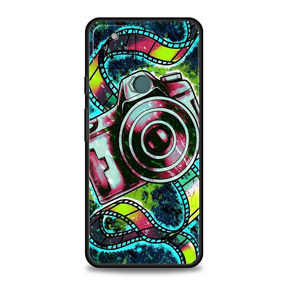 Retro Camera Phone Case Cover for Google Pixel 10 9 8 7 6 9A 8A 7A 6A Pro Shockproof Soft TPU 9 Pro XL Shell Capas Fundas Coque