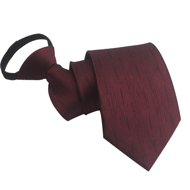 Mens Business Polyester Tie With Arrow Design And Zipper Closure For Office