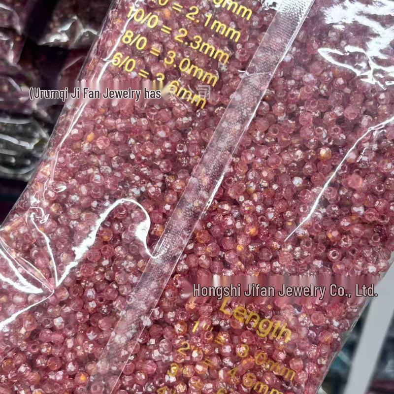 4mm Picasso Flat Crystal Beads for DIY Beading & Embroidery