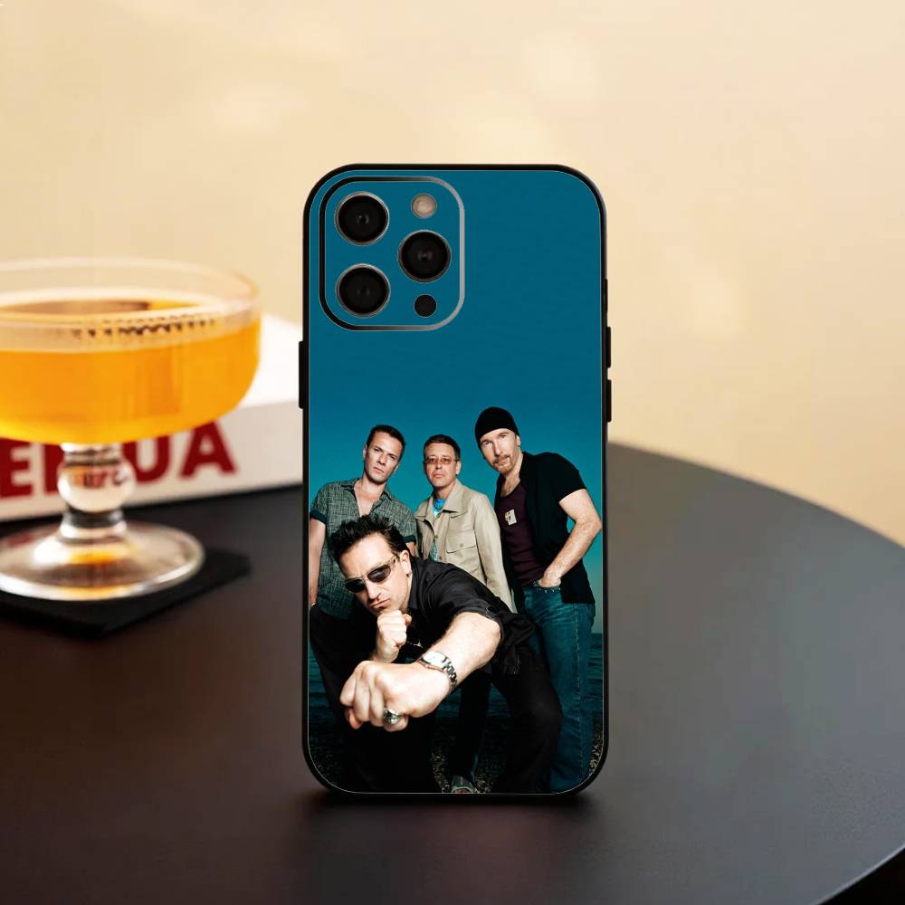BAND U-U2 Phone Case Silicone Soft For IPhone 17 16 15 14 13 12 11 X XR Plus Pro Max Plus