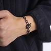 Painted Bracelet for Men, Trendy Brand, Niche Design, High-End Feel, Hip-Hop American Style, High Street, Minimalist Cool Style, Men's Jewelry