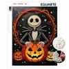 Halloween Pearl Painting Art Kit Pumpkin Skeleton Handmade Diy Home Decorations