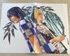 [USED] Takeshi Obata Hikaru No Go Bifold Double-Sided Poster Large Illustration Collection Original Artwork