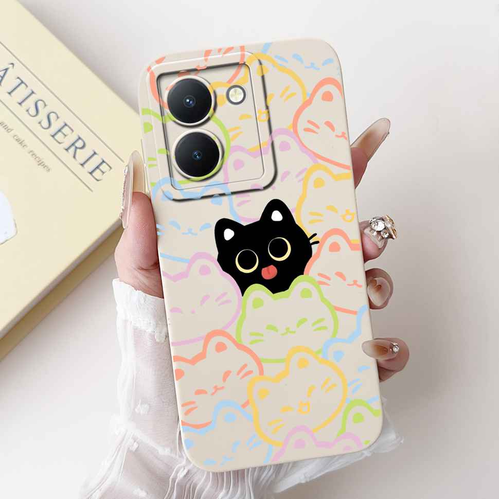 For Vivo Y36 4G Case V2247 Fashion Painted Cover Silicone Casing For Vivo Y 36 Y36 vivoY36 Soft ShockProof Fundas Coque