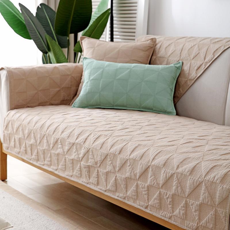 Sofa Cushions, All-season Universal Cotton Non-slip Seat Cushions, Simple and Modern, Summer Cover Cloth and Leather Sofa Covers, Scarves