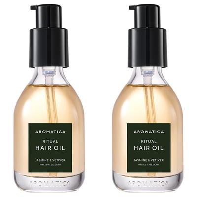 Aromatica Ritual Hair Oil Jasmine & Vetiver 50ml 2 Pcs