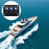 Multi Use Rocker Switch Panel for Car and Marine Waterproof Robust Construction Supports Various Voltage Inputs