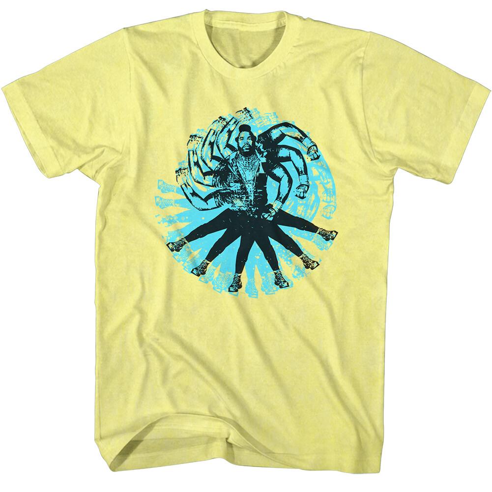 Mr T Dust Blue Black Arms Legs Men T Shirt The A Team B.A. Baracus S