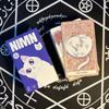 NIMN White Cat Tarot for Cat Lovers, Cute 78-Card Tarot Deck, 10.3*6cm Whimsical Watercolor Feline Kawaii Tarot