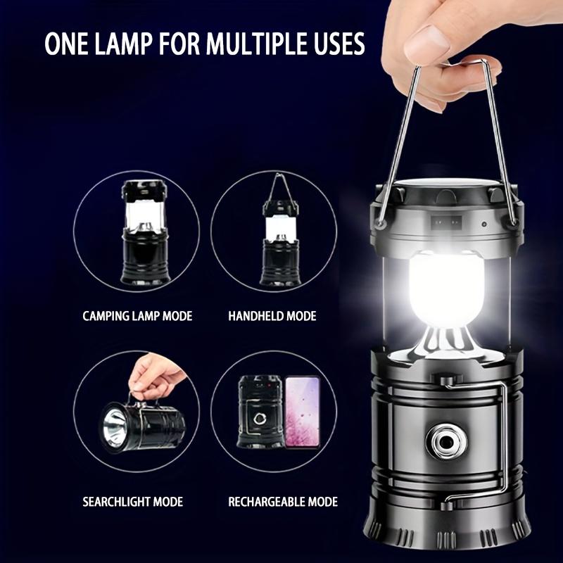 LED Solar Camping Light Portable Foldable Advanced Charging Camping Light Suitable for Hurricanes, Emergencies, Power Outages, Outdoor Activities