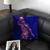 Jordan Legend Basketball Cushion Cover Natural Linen Organic Fabric DoubleSided Printing Sofa Home Decor Gift Pillow Case