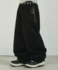 SCALLYWAG [Ryu Jung-Ran × Skelly Wung] Pull Up Straight Cotton Pants [Black]