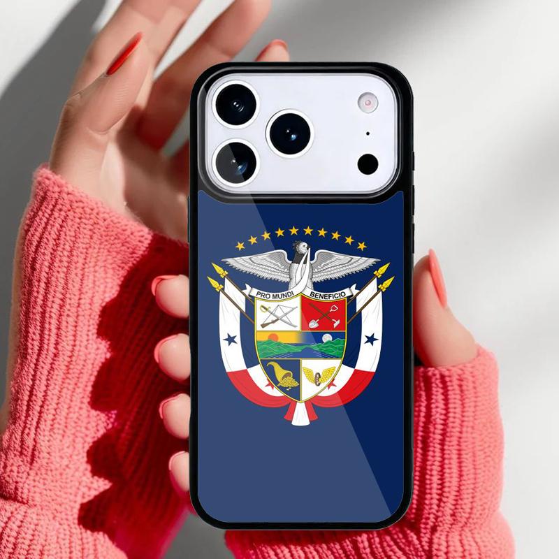 Panama Flag Phone Case for iPhone 17 Air 16e 15 14 13 Pro Max Back Cover for 12 11 Pro Coque