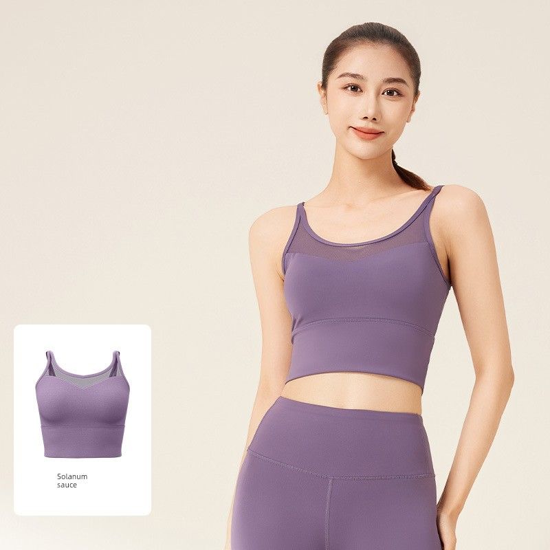 

Juyitang Высокопрочный Бег Фитнес Йога Женский Тренировочный Спортивный Ударопрочный Спортивный Бюстгальтер Спортивное Белье Solanum sauce L