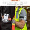 Plastic Card Holder  Reflective Wristband ID Card Holder Arm Adjustable ID Badge Elastic Arm Band ID Badge Holder
