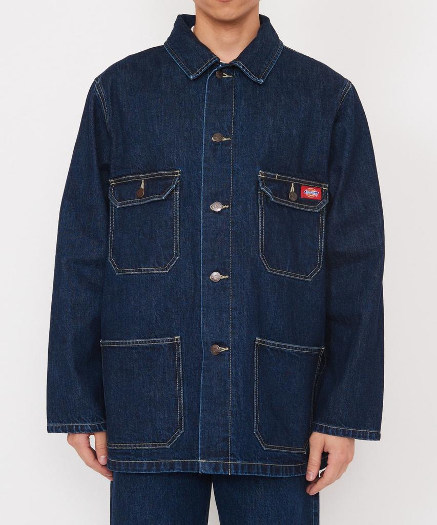 Dickies Kaihara Denim Chore Jacket Dark Blue