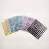3PCS Jewel Sparkle Crystal Eye Drill Sticker Facial Beauty Decorations Holiday Makeup Crystal Diamond Stickers Color Random