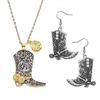 Cowboystiefel Ohrhänger/Halsschmuck Cowgirl Reitstiefel Anhänger Halskette/Ohrringe Handgefertigter Ohr-/Halsschmuck Ornament