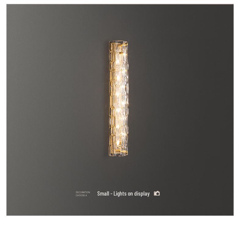 All-Copper Modern Bedside Wall Lamp - Creative Decorative Light for Bedroom and Living Room