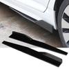 29.3in Car Side Skirt Rocker Splitters Universal AntiScratch Protector Glossy Black Modified Parts
