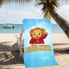 Beach Towel with Daniel Tiger's Neighborhood Pattern - soft,absorbent,machine washable Lightweight&Modern,swimming,Travel Essentials