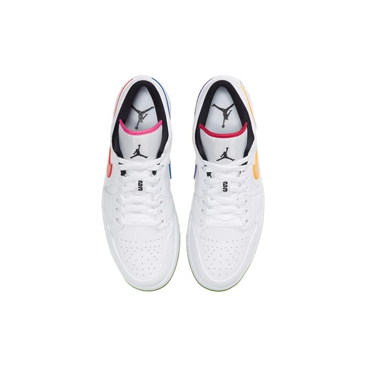 Jordan 1 Low White Multi Color CW7009-100