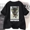 Funny Cat Ibuprofen Graphic T Shirts Unisex Unisex Cotton Tee Clothing Creativity Short Sleeve Fashion Casual Loose Tops Streetwear