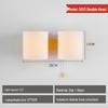 Japanese Style Solid Wood LED Wall Lamp for Indoor Spaces - Bedroom, Living Room, Staircase, Balcony