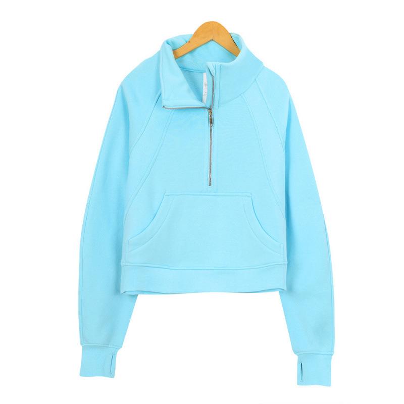 LULU Women`s High Neck Fleece Hoodie